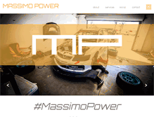 Tablet Screenshot of massimopower.com